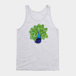 Peacock + Peacock Calathea plant Tank Top